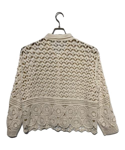 JOURNAL STANDARD relume（ジャーナルスタンダード レリューム）JOURNAL STANDARD relume (ジャーナルスタンダード レリューム) クロシェレースシャツ アイボリー サイズ:Freeの古着・服飾アイテム