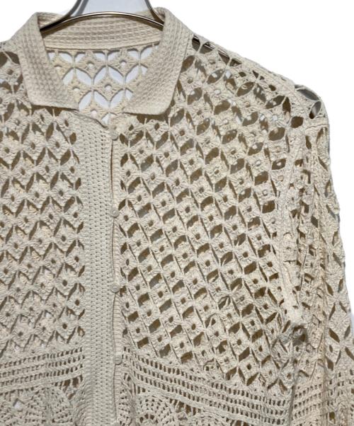 JOURNAL STANDARD relume（ジャーナルスタンダード レリューム）JOURNAL STANDARD relume (ジャーナルスタンダード レリューム) クロシェレースシャツ アイボリー サイズ:Freeの古着・服飾アイテム