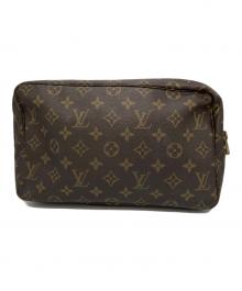 LOUIS VUITTON（ルイ ヴィトン）の古着「トゥルーストワレット28 コスメポーチ」｜ブラウン