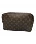 LOUIS VUITTON (ルイ ヴィトン) トゥルーストワレット28 コスメポーチ ブラウン：30000円
