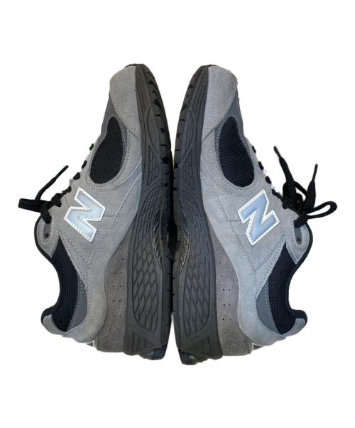 NEW BALANCE（ニューバランス）NEW BALANCE (ニューバランス) ローカットスニーカー グレー×ブラック サイズ:26の古着・服飾アイテム