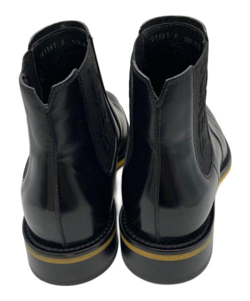 FENDI（フェンディ）FENDI (フェンディ) LOGO CHELSEA BOOT ブラック サイズ:8の古着・服飾アイテム