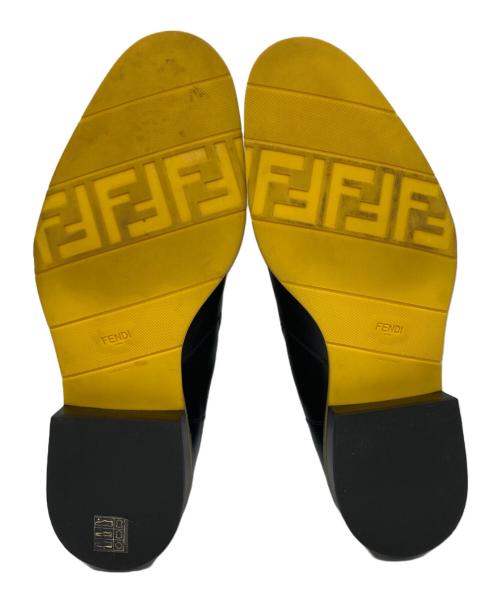 FENDI（フェンディ）FENDI (フェンディ) LOGO CHELSEA BOOT ブラック サイズ:8の古着・服飾アイテム