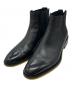 FENDI（フェンディ）の古着「LOGO CHELSEA BOOT」｜ブラック