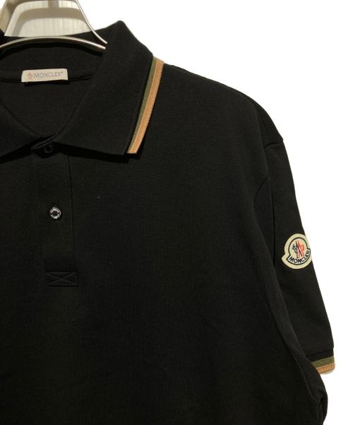 MONCLER（モンクレール）MONCLER (モンクレール) SS POLO ポロシャツ ブラック サイズ:Mの古着・服飾アイテム