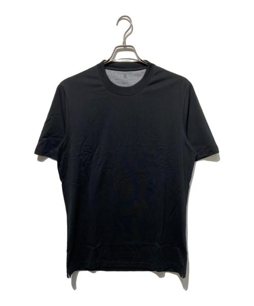 BRUNELLO CUCINELLI（ブルネロクチネリ）BRUNELLO CUCINELLI (ブルネロクチネリ) スリムフィットTシャツ ブラック サイズ:L 未使用品の古着・服飾アイテム
