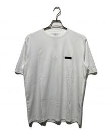 Berluti（ベルルッティ）の古着「Mod Leather Tab T-Shirt」｜ホワイト