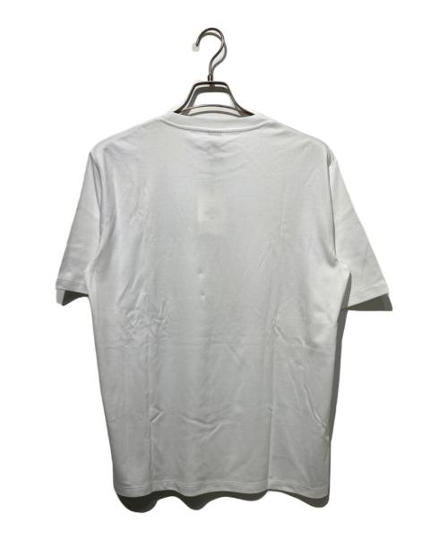 Berluti（ベルルッティ）Berluti (ベルルッティ) Mod Leather Tab T-Shirt ホワイト サイズ:M 未使用品の古着・服飾アイテム
