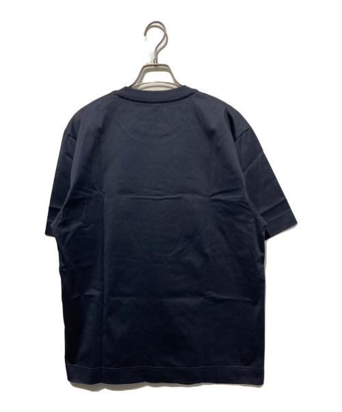 FENDI（フェンディ）FENDI (フェンディ) FFエンブレムロゴTシャツ ネイビー サイズ:Mの古着・服飾アイテム