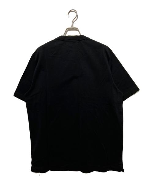 HERMES（エルメス）HERMES (エルメス) Hロゴ刺繍ポケットTシャツ ブラック サイズ:XLの古着・服飾アイテム