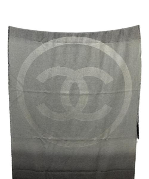 CHANEL（シャネル）CHANEL (シャネル) 大判グラデーションストール グレー サイズ:の古着・服飾アイテム