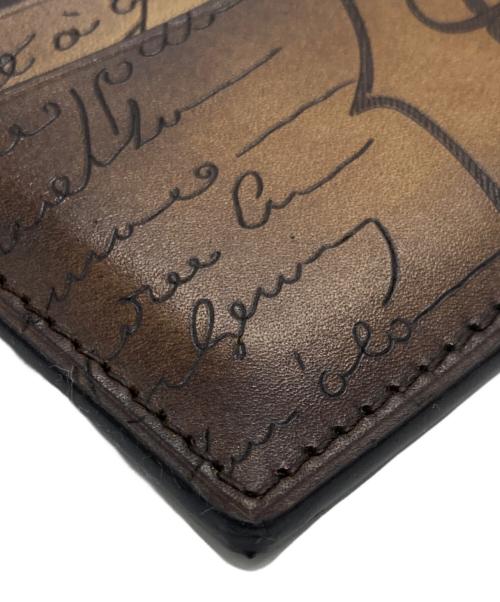 Berluti（ベルルッティ）Berluti (ベルルッティ) バンブースクリット カードホルダー ブラウンの古着・服飾アイテム