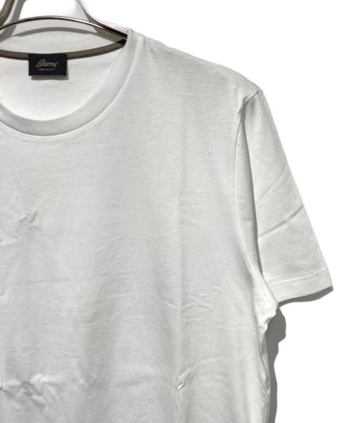 BRIONI（ブリオーニ）BRIONI (ブリオーニ) クルーネックTシャツ ホワイト サイズ:Lの古着・服飾アイテム