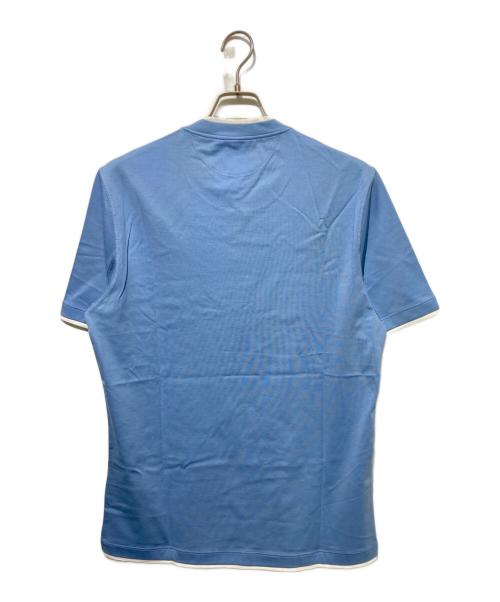 BRUNELLO CUCINELLI（ブルネロクチネリ）BRUNELLO CUCINELLI (ブルネロクチネリ) スリムフィットTシャツ ブルー サイズ:Lの古着・服飾アイテム