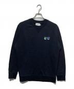 maison kitsuneメゾンキツネ）の古着「ダブルフォックスヘッドスウェット」｜ブラック