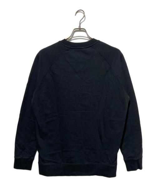 maison kitsune（メゾンキツネ）maison kitsune (メゾンキツネ) ダブルフォックスヘッドスウェット ブラック サイズ:XLの古着・服飾アイテム