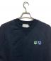 中古・古着 maison kitsune (メゾンキツネ) ダブルフォックスヘッドスウェット ブラック サイズ:XL：10000円