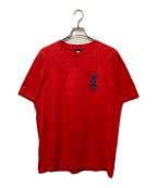 stussyステューシー）の古着「プリントTシャツ」｜レッド