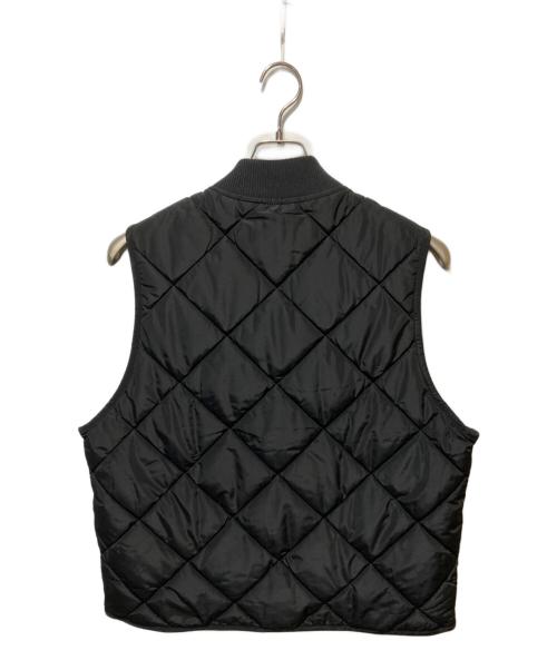 stussy（ステューシー）stussy (ステューシー) THERMAL LINED QUILTED VEST ブラック サイズ:Sの古着・服飾アイテム