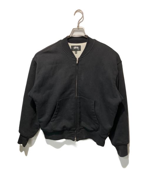 stussy（ステューシー）stussy (ステューシー) Thermal Lined Fleece Zip ブラック サイズ:Sの古着・服飾アイテム