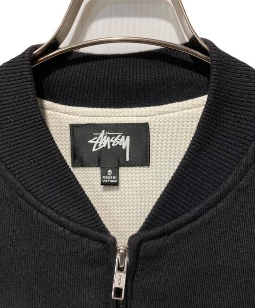 stussy（ステューシー）stussy (ステューシー) Thermal Lined Fleece Zip ブラック サイズ:Sの古着・服飾アイテム