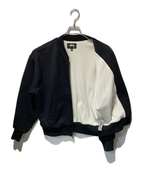 stussy（ステューシー）stussy (ステューシー) Thermal Lined Fleece Zip ブラック サイズ:Sの古着・服飾アイテム