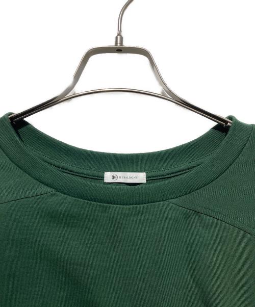 HERALBONY（ヘラルボニー）HERALBONY (ヘラルボニー) バルーンポケットT「無題」 グリーン サイズ:Fの古着・服飾アイテム