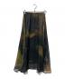 AMERI（アメリ）の古着「FROSTED GLASS FLOWER FLARE SKIRT」｜オリーブ