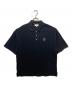 MAISON KITSUNE（メゾンキツネ）の古着「BOLD FOX HEAD PATCH OVERSIZE POLO」｜ブラック
