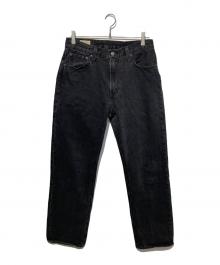 LEVI'S PReMIUM（リーバイス プレミアム）の古着「555 リラックスストレートデニムパンツ」｜ブラック
