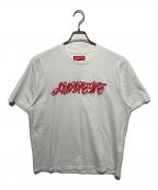 SUPREMEシュプリーム）の古着「Raised Script S/S Top」｜ホワイト