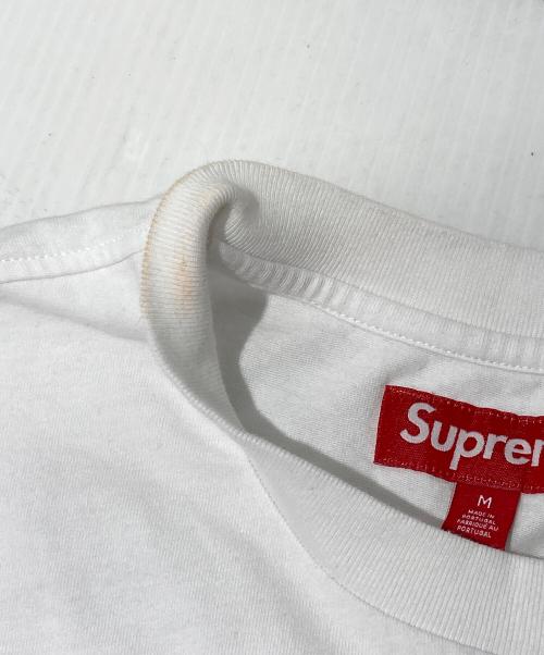 SUPREME（シュプリーム）Supreme (シュプリーム) Raised Script S/S Top ホワイト サイズ:Mの古着・服飾アイテム