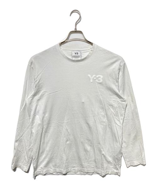 Y-3（ワイスリー）Y-3 (ワイスリー) ロゴカットソー ホワイト サイズ:Ｍの古着・服飾アイテム