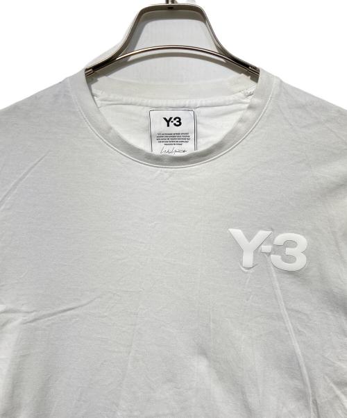 Y-3（ワイスリー）Y-3 (ワイスリー) ロゴカットソー ホワイト サイズ:Ｍの古着・服飾アイテム