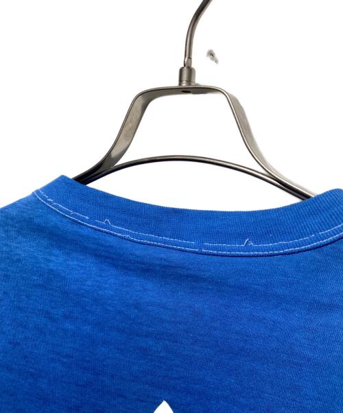 adidas（アディダス）adidas (アディダス) 80’s両面トレフォイルTシャツ ブルー サイズ:Mの古着・服飾アイテム
