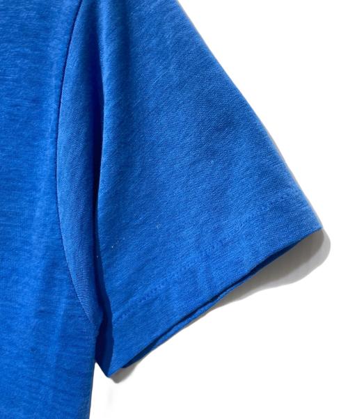 adidas（アディダス）adidas (アディダス) 80’s両面トレフォイルTシャツ ブルー サイズ:Mの古着・服飾アイテム