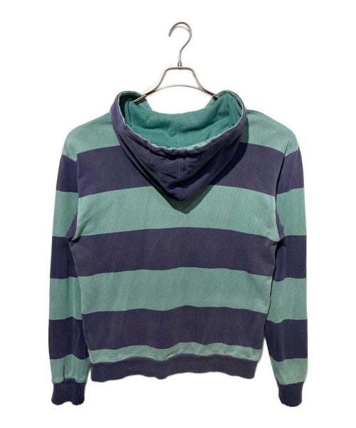 L.L.Bean（エルエルビーン）L.L.Bean (エルエルビーン) フーデッドラガーシャツ グリーン×ネイビー サイズ:不明の古着・服飾アイテム