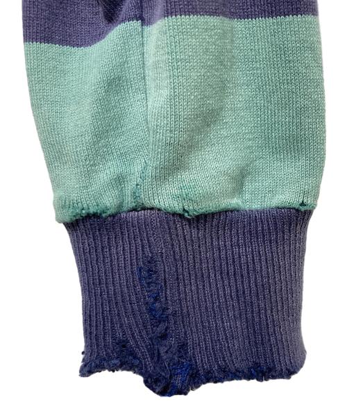 L.L.Bean（エルエルビーン）L.L.Bean (エルエルビーン) フーデッドラガーシャツ グリーン×ネイビー サイズ:不明の古着・服飾アイテム
