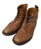 Tricker'sトリッカーズ）の古着「モールトン ウィングチップブーツ」｜ブラウン