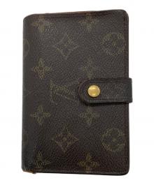 LOUIS VUITTON（ルイ ヴィトン）の古着「2つ折り財布ポルトモネ・ビエ・ヴィエノワ」｜ブラウン