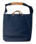 豊岡鞄（トヨオカカバン）の古着「TUTUMU News paper tote」｜ネイビー