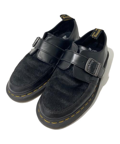 Dr.Martens（ドクターマーチン）Dr.Martens (ドクターマーチン) RAMSEY MONK モンクストラップシューズ ブラック サイズ:uk4の古着・服飾アイテム