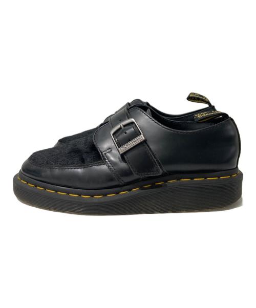Dr.Martens（ドクターマーチン）Dr.Martens (ドクターマーチン) RAMSEY MONK モンクストラップシューズ ブラック サイズ:uk4の古着・服飾アイテム