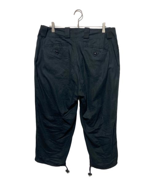Yohji Yamamoto pour homme（ヨウジヤマモト プールオム）Yohji Yamamoto pour homme (ヨウジヤマモト プールオム) コットンリネンパンツ ブラック サイズ:2の古着・服飾アイテム