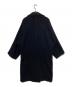 yohji yamamoto+noir (ヨウジヤマモトプリュスノアール) アンゴラ混ロングコート ブラック サイズ:2：22000円