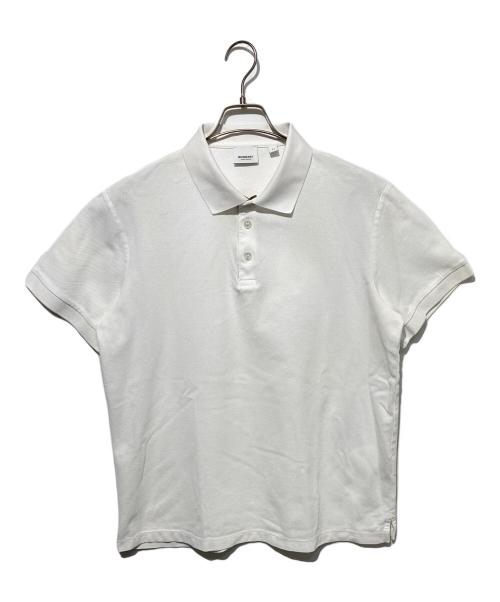 BURBERRY（バーバリー）BURBERRY (バーバリー) ポロシャツ ホワイト サイズ:ＸＬの古着・服飾アイテム