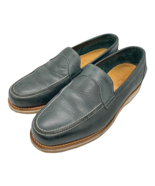 JOHN LOBB（ジョンロブ）JOHN LOBB (ジョンロブ) TOBASO スリッポン グリーン サイズ:6.5Eの古着・服飾アイテム