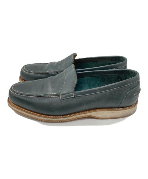 JOHN LOBB（ジョンロブ）JOHN LOBB (ジョンロブ) TOBASO スリッポン グリーン サイズ:6.5Eの古着・服飾アイテム