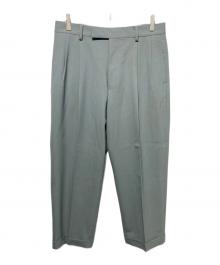 WACKO MARIA（ワコマリア）の古着「DORMEUIL プリーテッド ジップアップスラックス」｜グレー