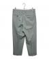 WACKO MARIA (ワコマリア) DORMEUIL プリーテッド ジップアップスラックス グレー サイズ:Ｌ：17000円